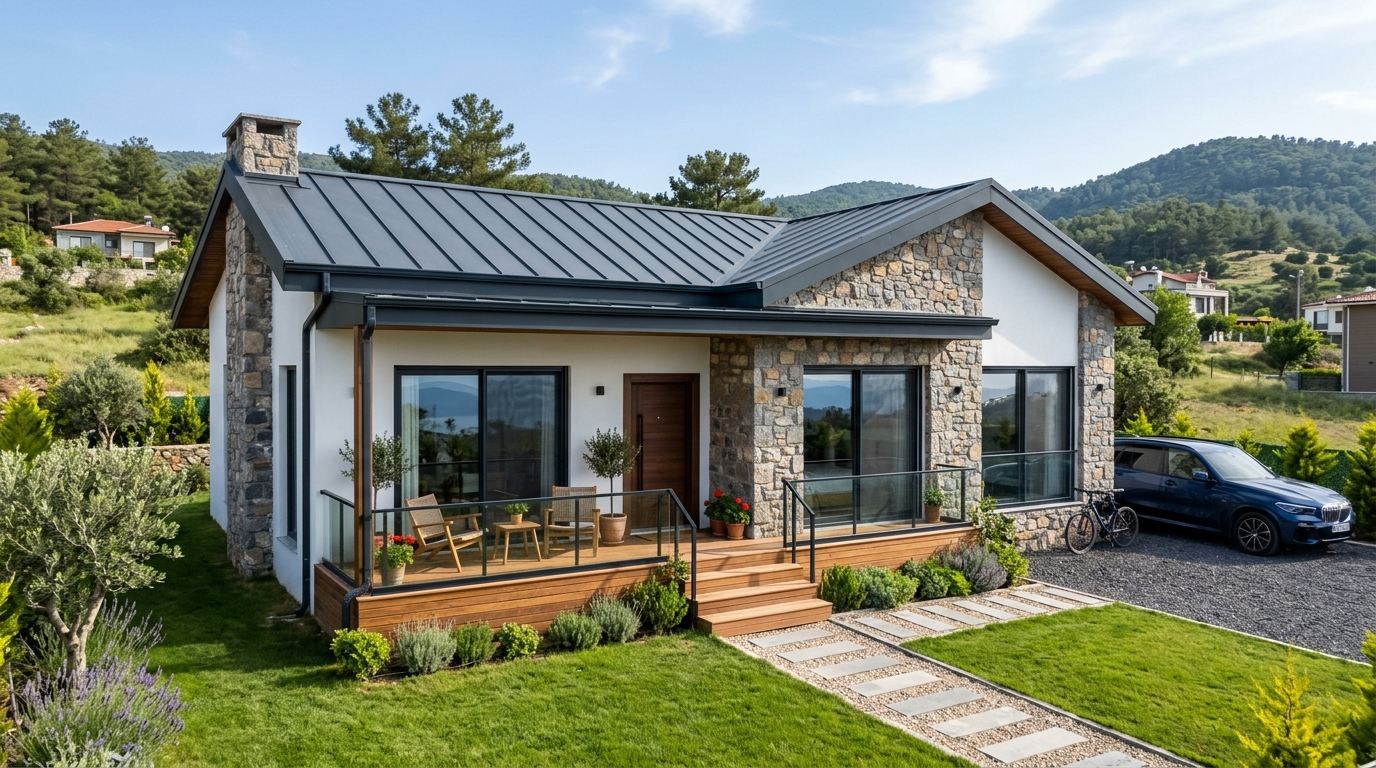 160 m² 3+1 Lüks Çiftlik Evi & Villa - Gökçe İnşaat ve Yapı